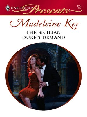 cover image of The Sicilian Duke's Demand